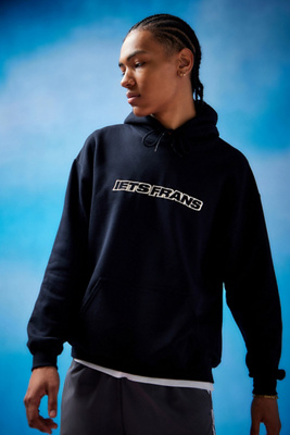 Black Big Embroidered Hoodie en taille: Small - iets frans... - Modalova