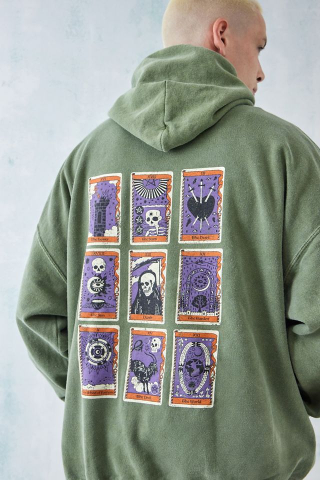 UO Green Tarot Hoodie