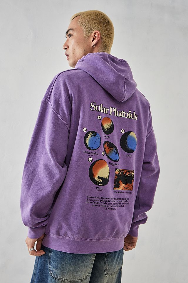 UO Purple Solar System Hoodie | Urban Outfitters UK