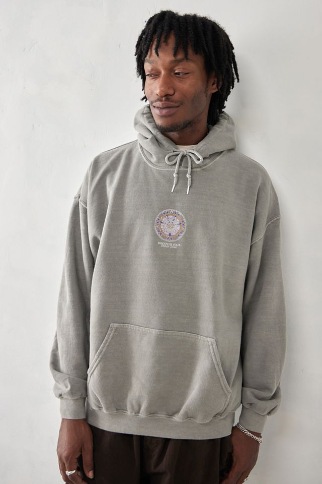 UO Grey Discover Mandala Hoodie  #1