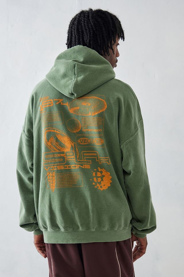 Felpa con cappuccio UO Green Solar Visions #3