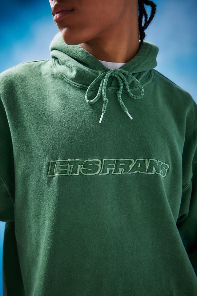 iets frans... Green Big Embroidered Hoodie #1