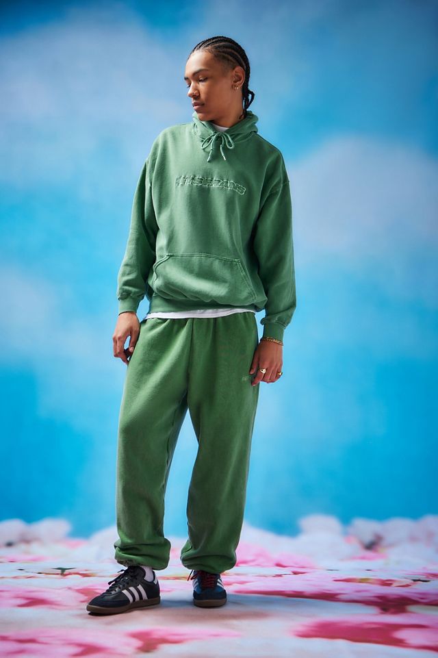 iets frans... Green Big Embroidered Hoodie #8