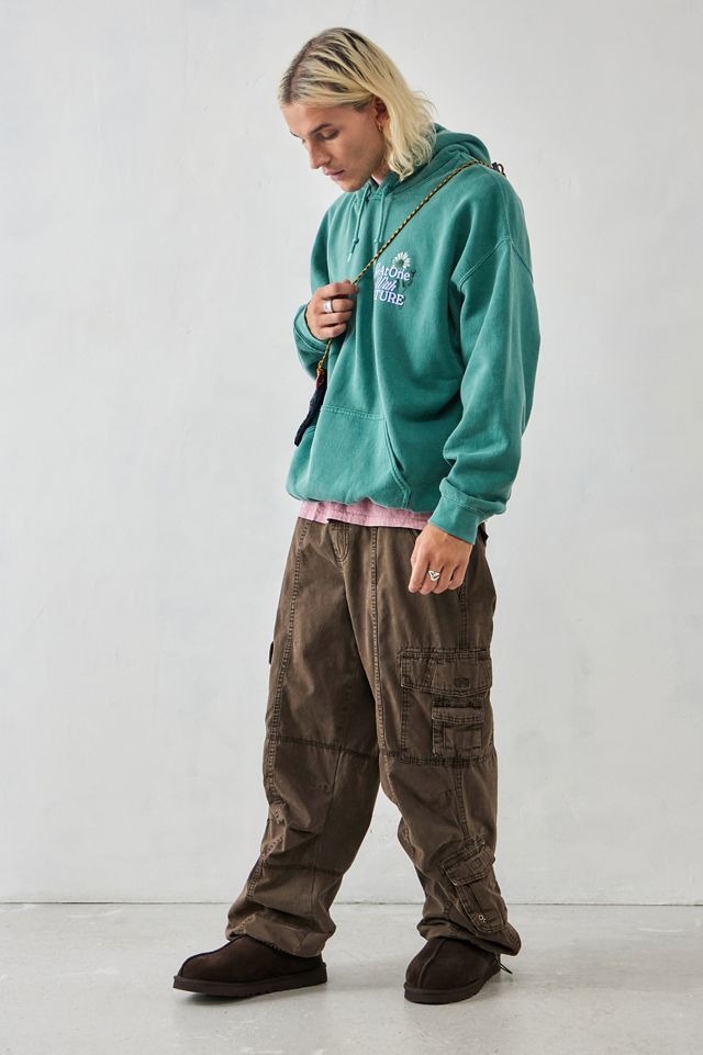 UO Green Be At One With Nature Hoodie  #3