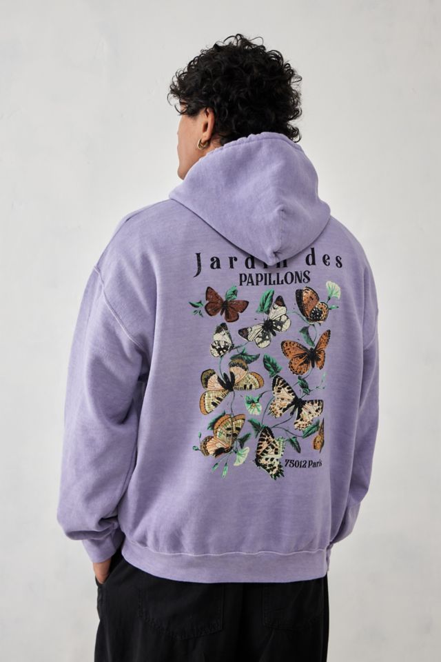 Lilac butterfly online hoodie