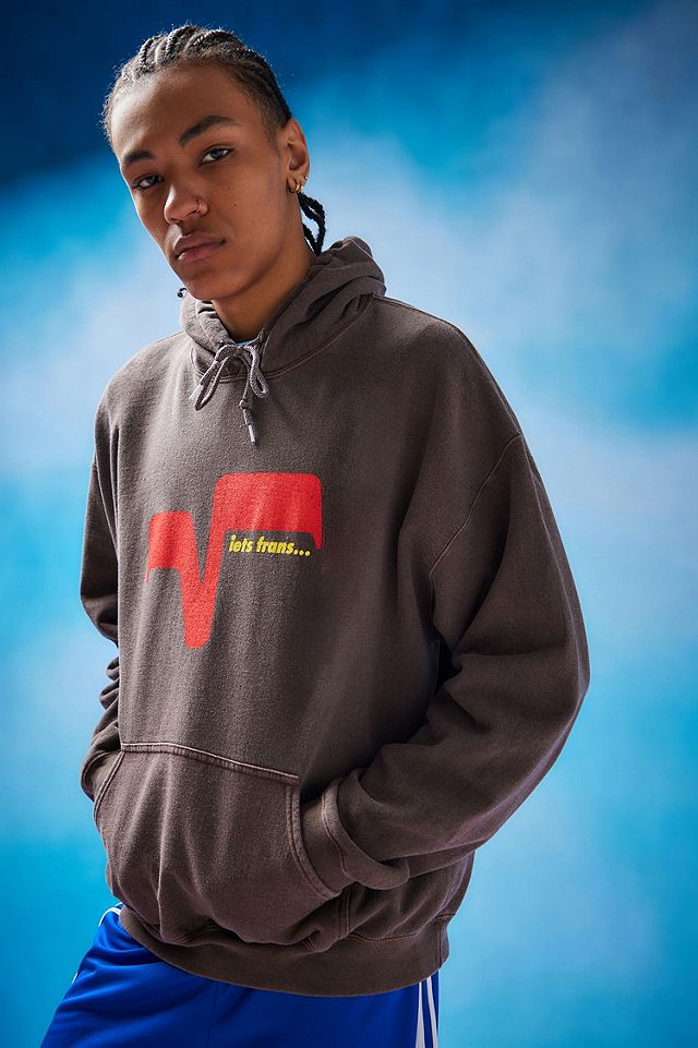 iets frans... Brown V-Logo Hoodie | Urban Outfitters UK