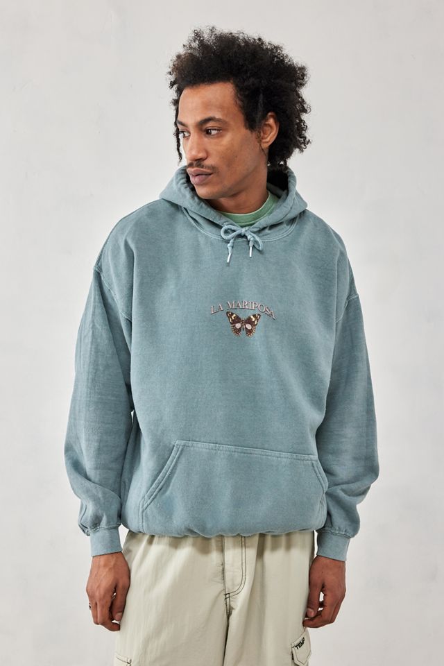 UO - Sweat à capuche La Mariposa bleu givré  #1