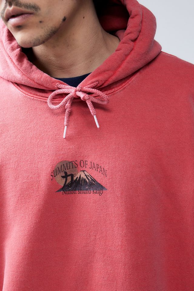 UO Red Summits Of Japan Hoodie  #2