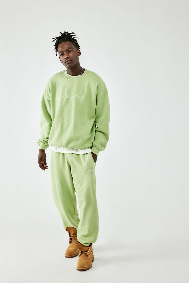 iets frans... Lime Embroidered Logo Sweatshirt #1