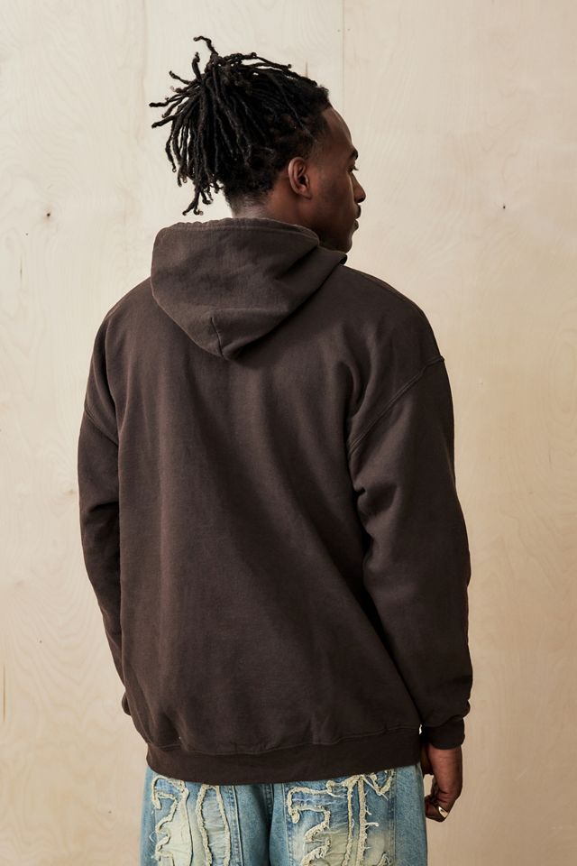 UO Brown Hoshi Zip-Through Hoodie #3