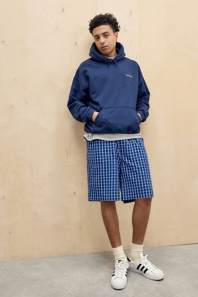 iets frans... Navy Embroidered Hoodie #1