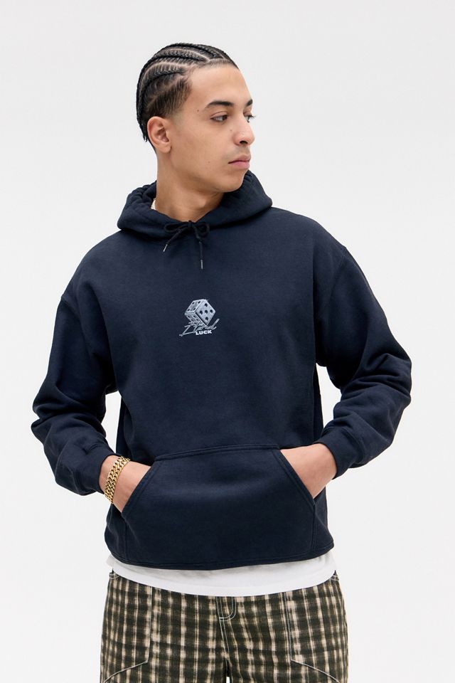 UO Black Chrome Dice Hoodie #2