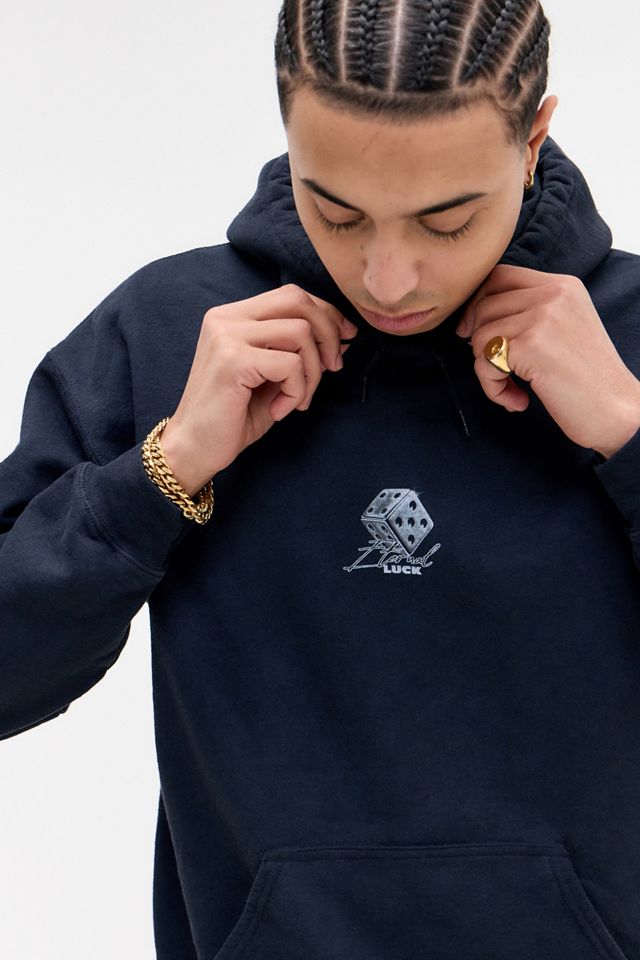 UO Black Chrome Dice Hoodie #3