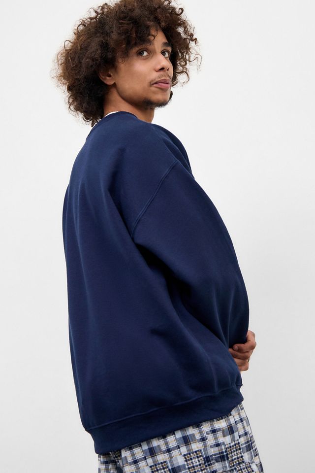 iets frans... Navy Embroidered Sweatshirt  #3