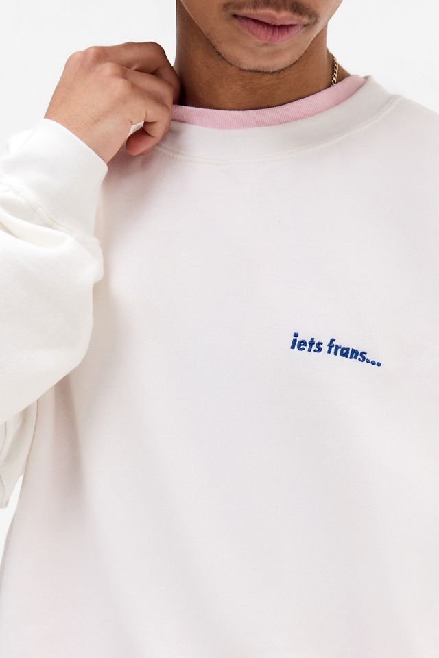 iets frans... White Embroidered Sweatshirt #2