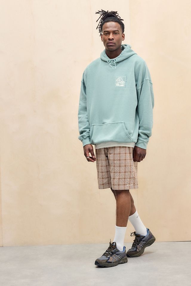 Sudadera con capucha UO Seafoam Japan Flowers #1