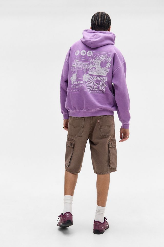 Sweat à capuche UO Purple Kurashiji #3