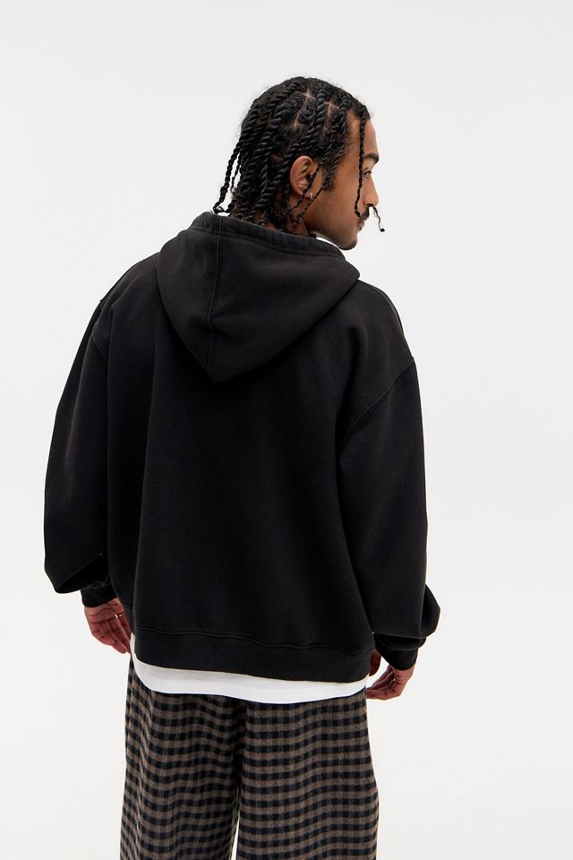 iets frans... Sudadera Negra con Capucha y Cremallera con Bordado #3