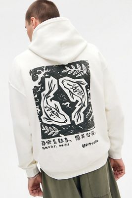 Sudadera UO Ecru con Peces Koi