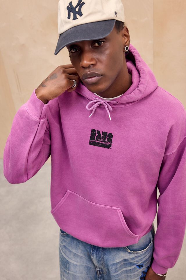 Sweat à capuche UO Pink Asiatic Car #1