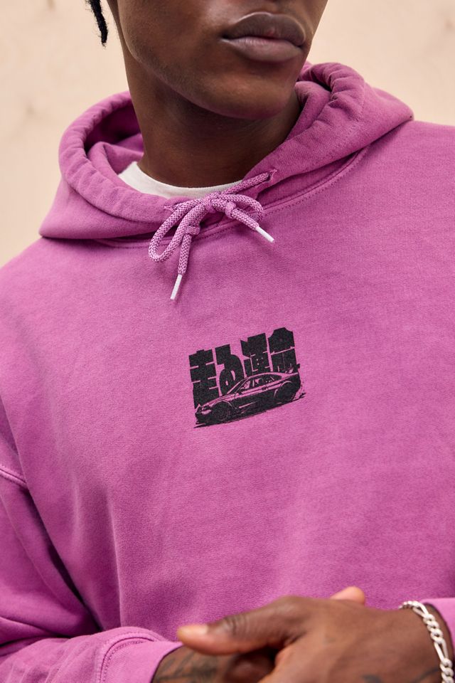 Sweat à capuche UO Pink Asiatic Car #3