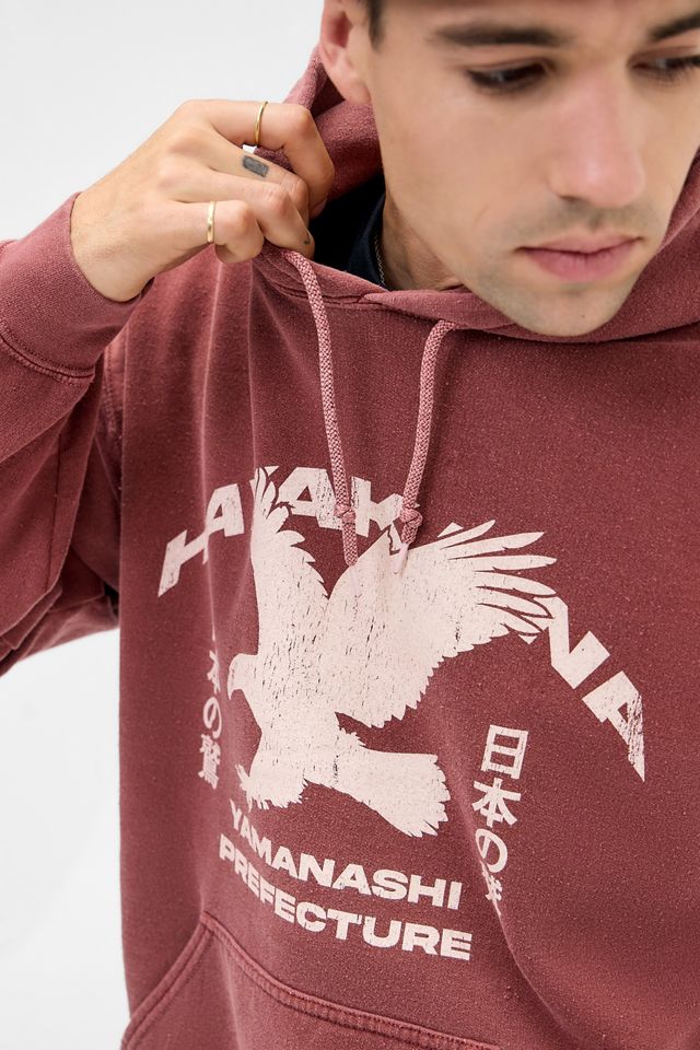 UO Red Asiatic Eagle Hoodie #2