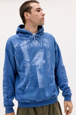 UO Blau Iwakuni 4 Kapuzenpullover