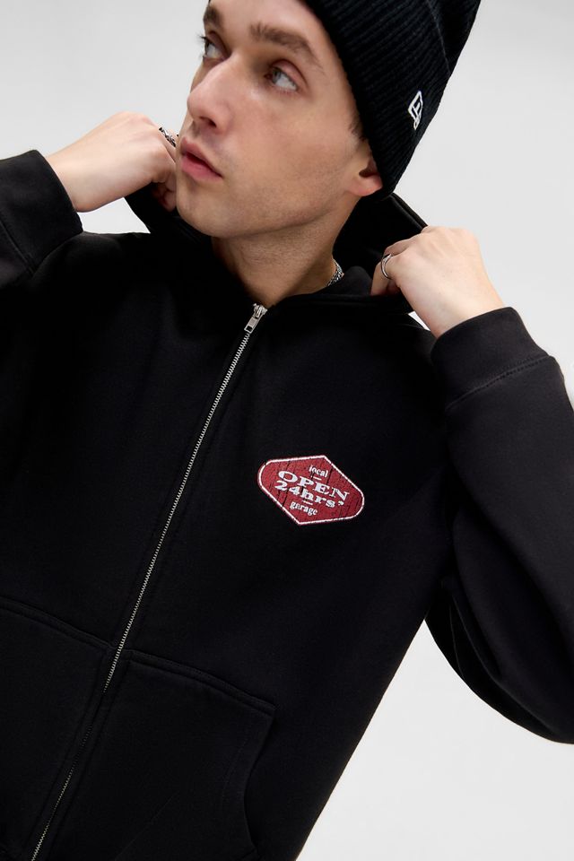 Sudadera con Capucha y Cremallera UO Black Auto Repair #1
