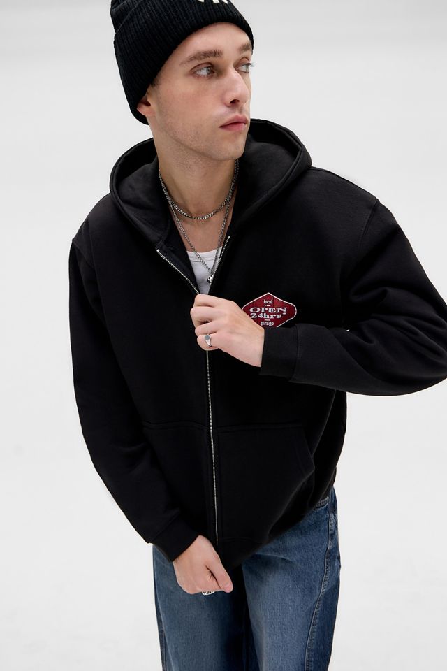 Sudadera con Capucha y Cremallera UO Black Auto Repair #2
