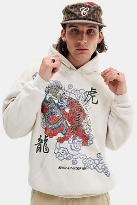 UO Ecru Tiger Hoodie