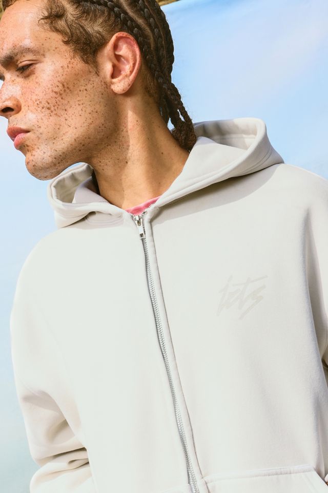 iets frans... Script Zip-Through Kapuzenpullover #2
