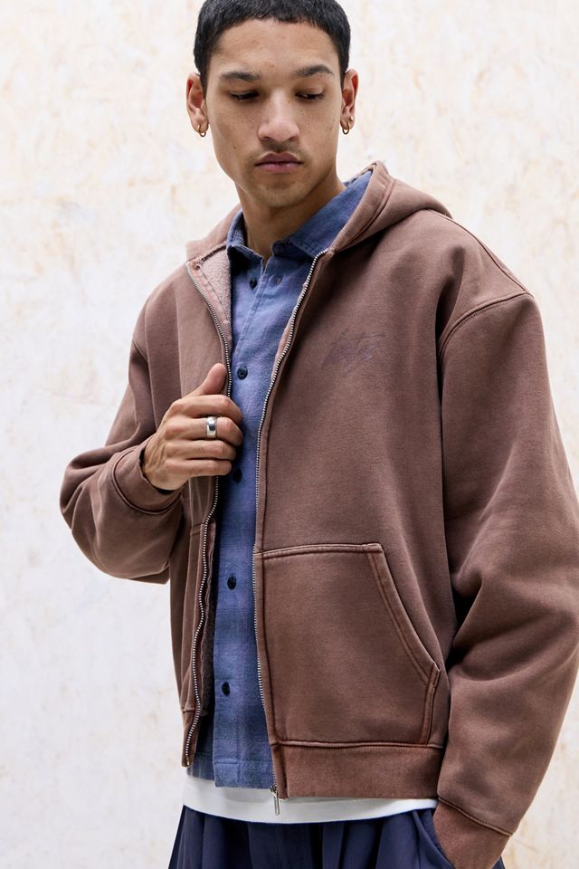 iets frans... Script Zip-Through Hoodie #4