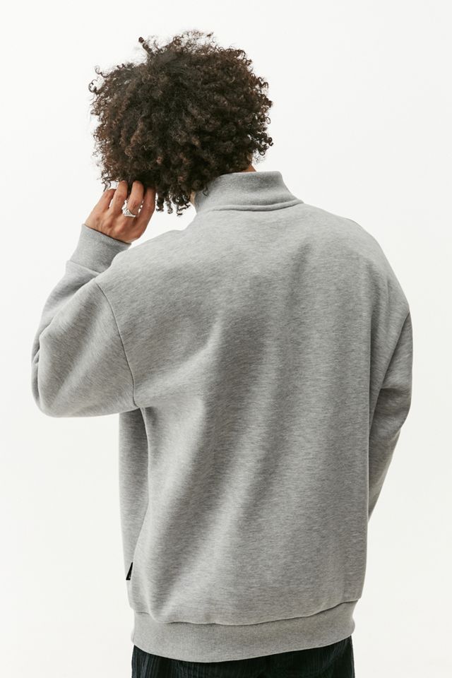 Kickers Grey Quarter-Zip Logo Jumper | Urban Outfitters UK