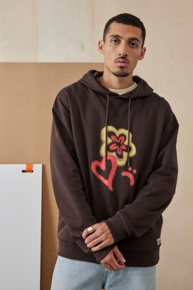 The Ragged Priest UO Exclusive Cappuccino Floral Hoodie | Urban ...