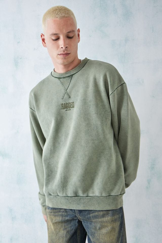 Washed green sweatshirt sale