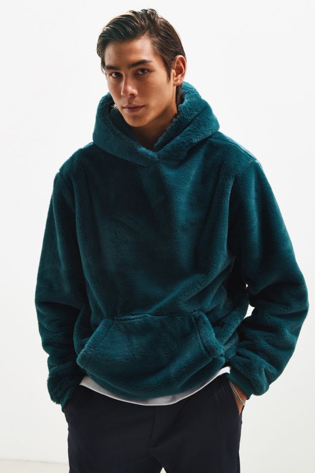 Fur store faux hoodie