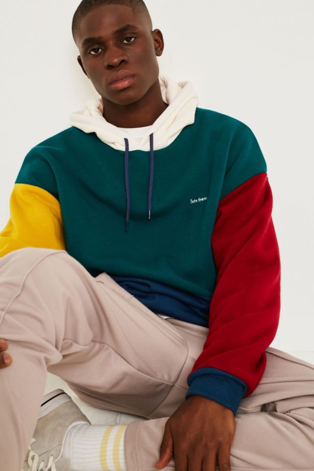 Iets frans colour store block hoodie