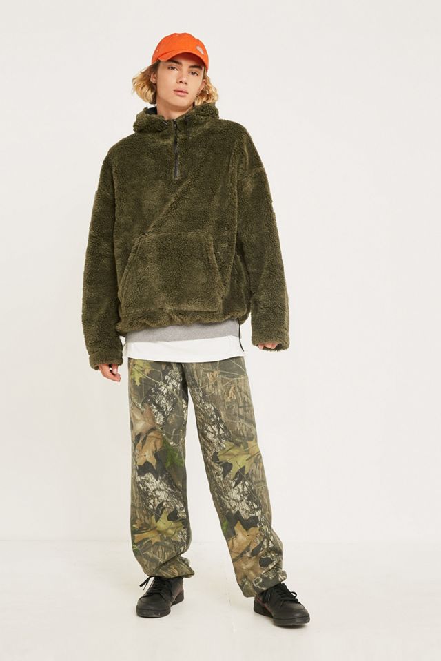 UO Borg Khaki Kapuzenpullover #3