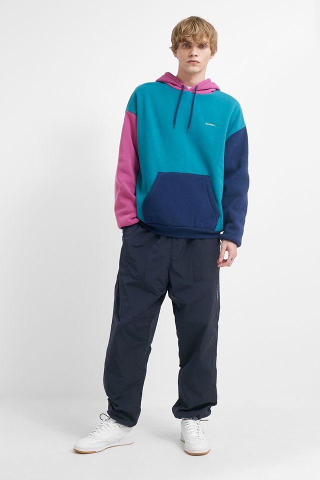 iets frans… Blue and Magenta Colourblock Hoodie #2
