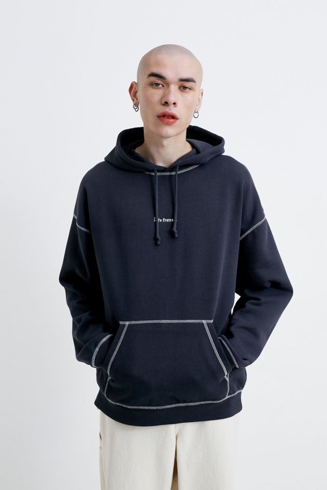 iets frans… - Sweat à capuche avec couture contrastée #1