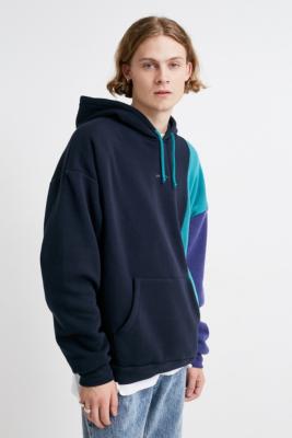 iets frans… Navy Colourblock Hoodie | Urban Outfitters UK