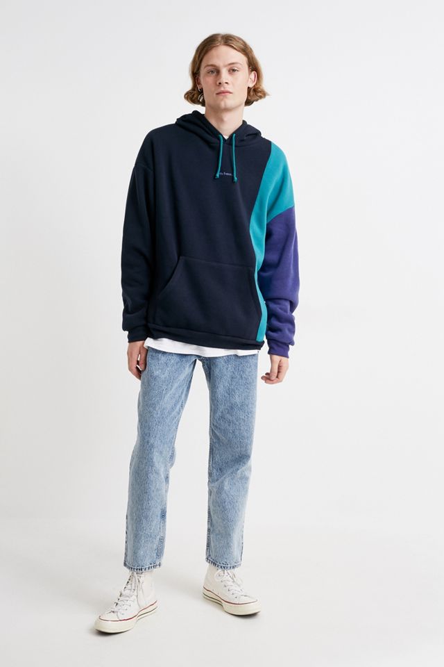 iets frans… Navy Colourblock Hoodie #2