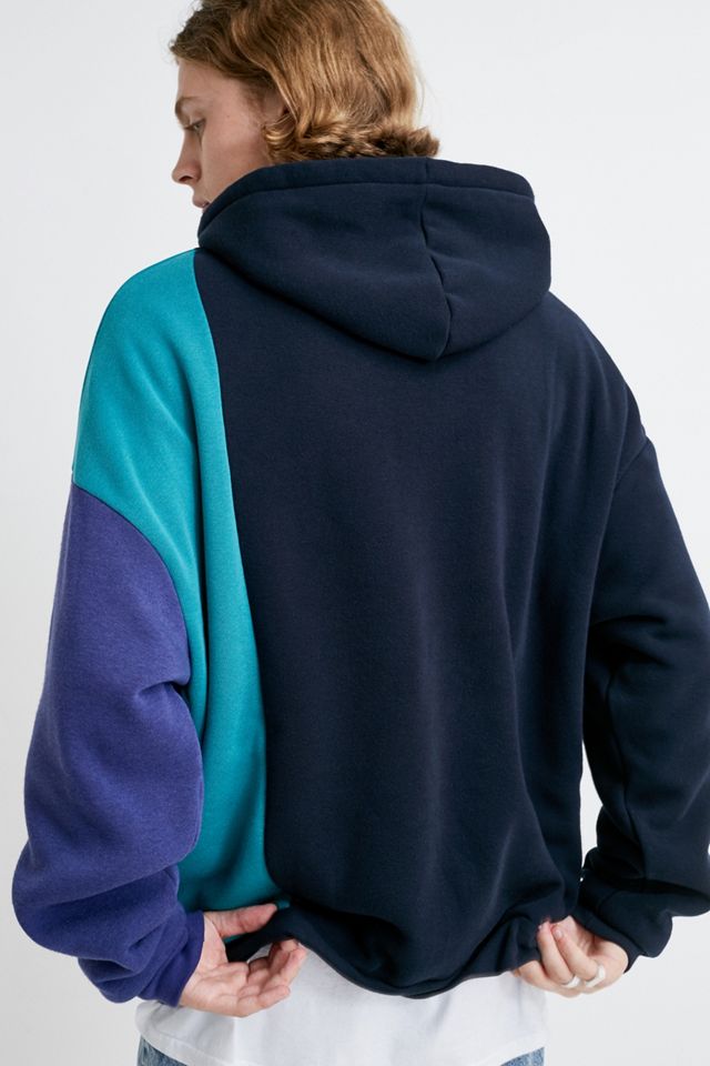 iets frans… Navy Colourblock Hoodie #3