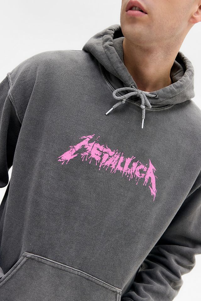 UO Black Metallica Hoodie #1