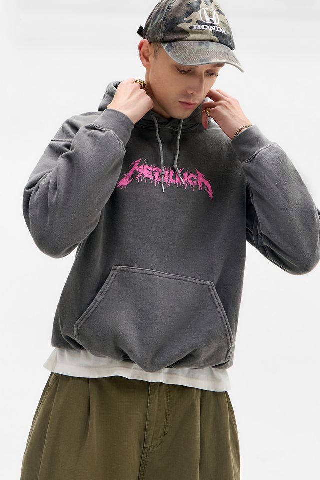 UO Black Metallica Hoodie #3