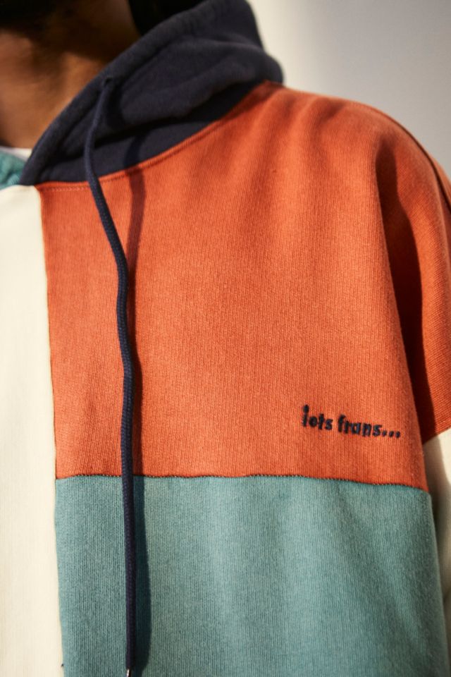 Urban outfitters color block hoodie sales