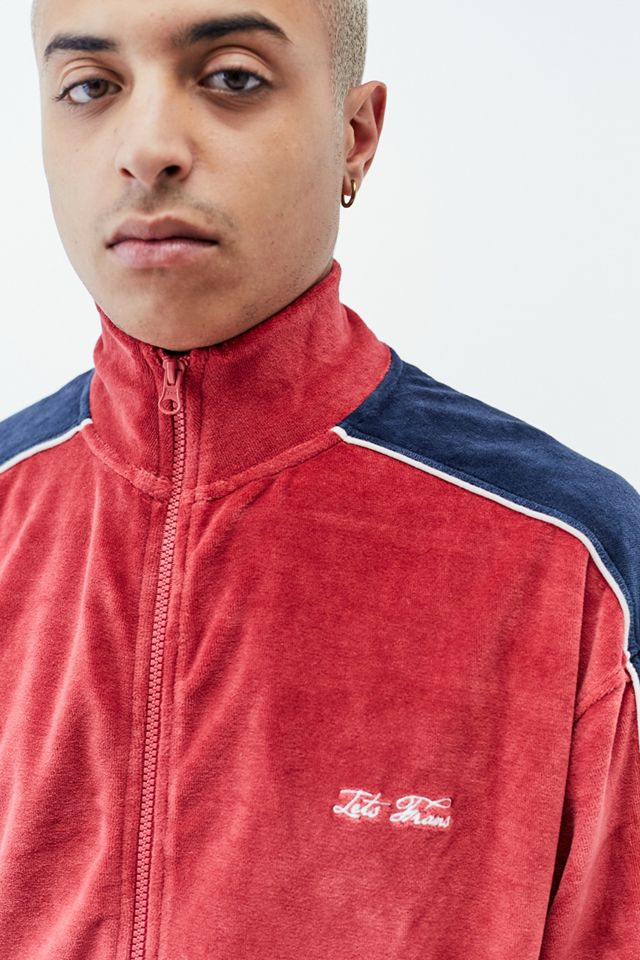 iets frans... Velour Tracksuit Top #2