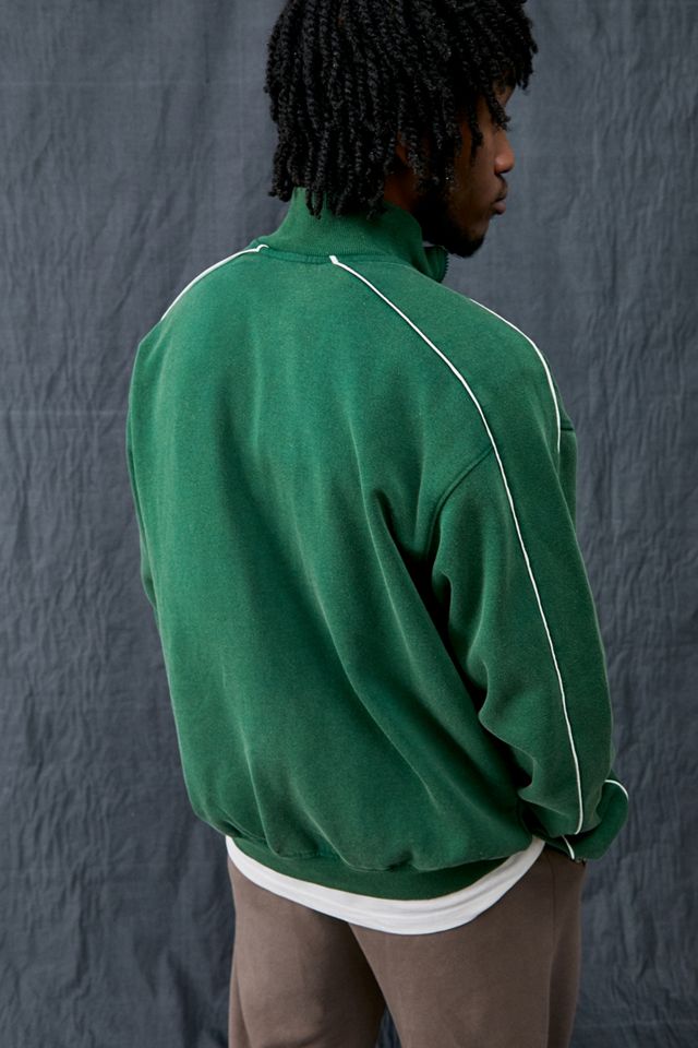iets frans... 70s Forest Green Track Top #2