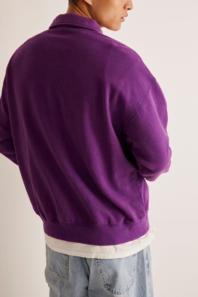 iets frans... - Chemise de rugby logo appliqué violette #2