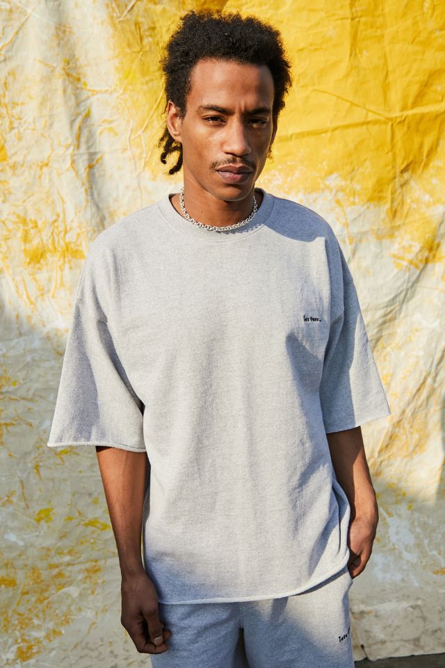 iets frans... Grey Marl Cut-Off Sweatshirt | Urban Outfitters UK